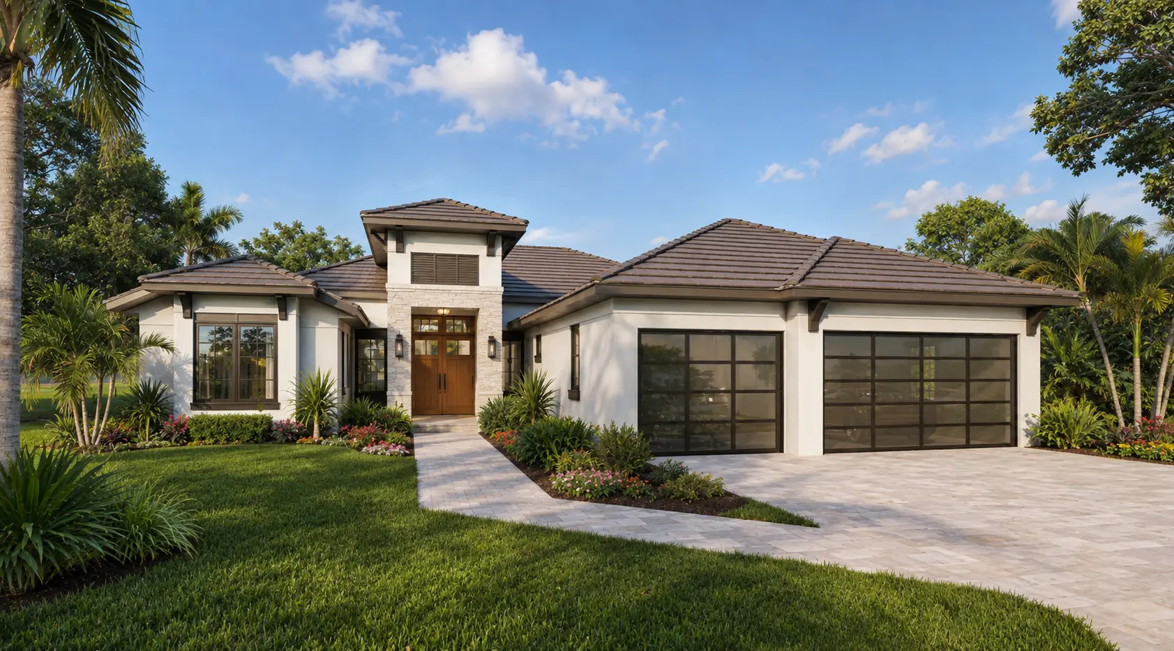 The Bella Vista custom home exterior