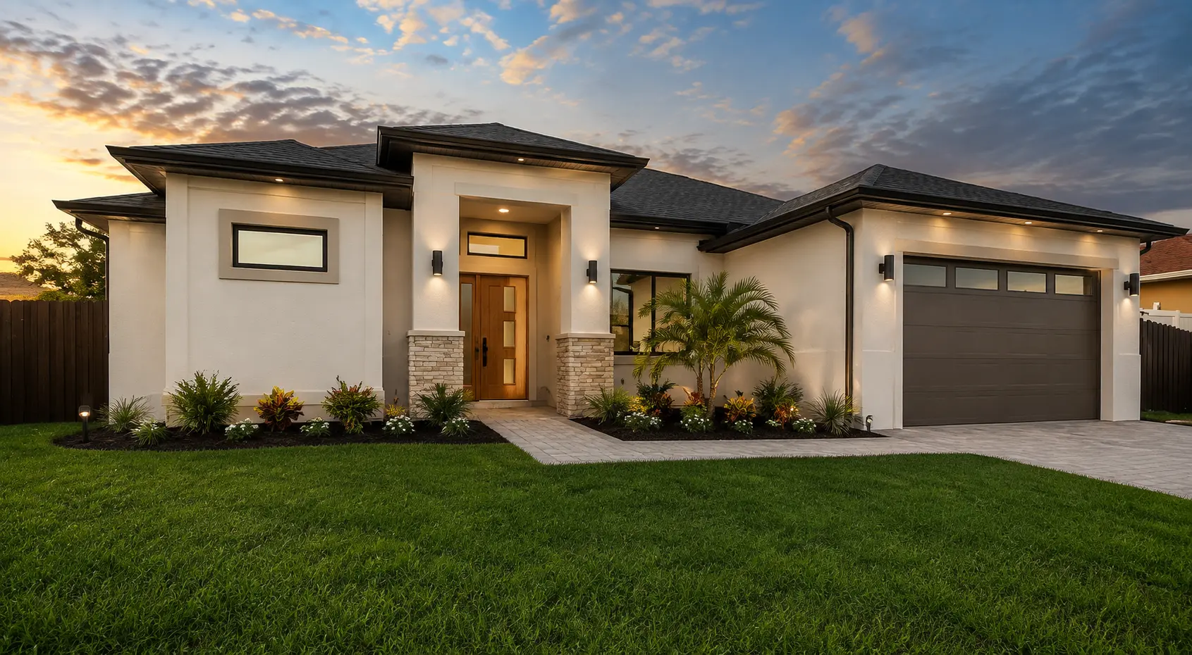 The HighTower custom home exterior