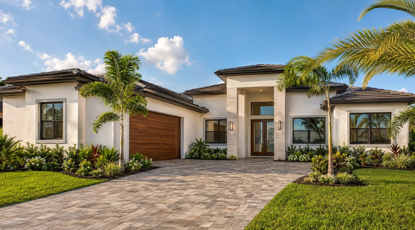 The Stelten custom home exterior