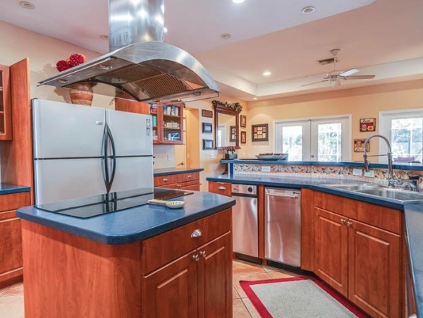 large kitchen design
