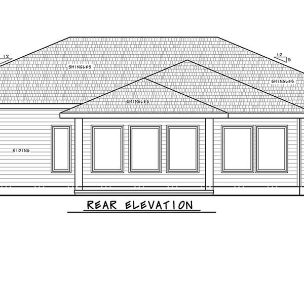 THE HOMESTEADER REAR ELEVATION
