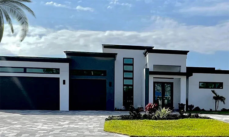 Flat roof home model