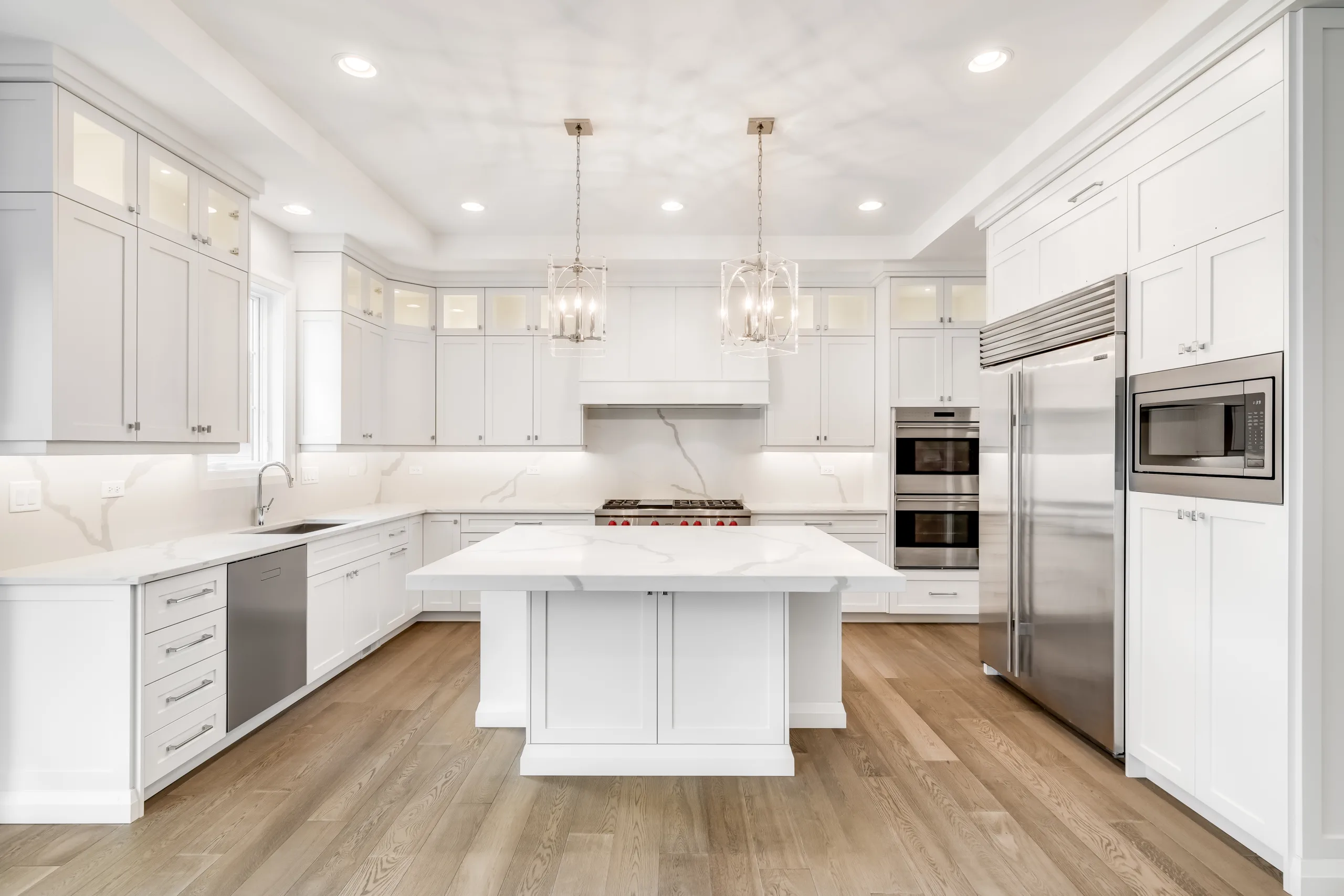 Bright custom kitchen in a ZenTek home remodeling project