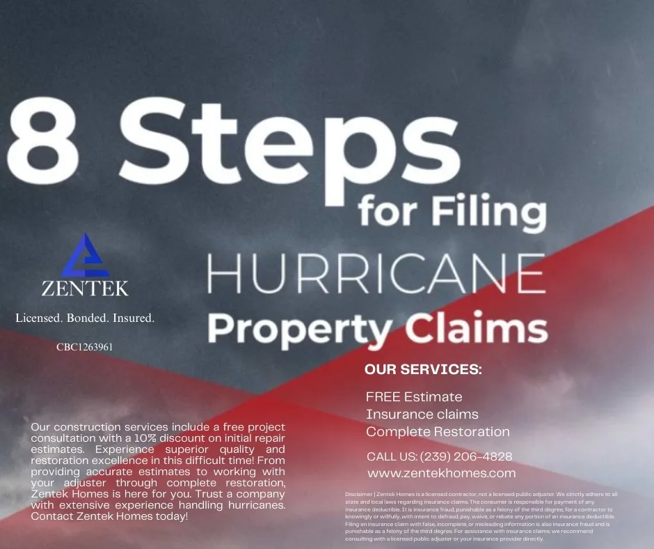 Hurricane Insurance Claims in SW Florida